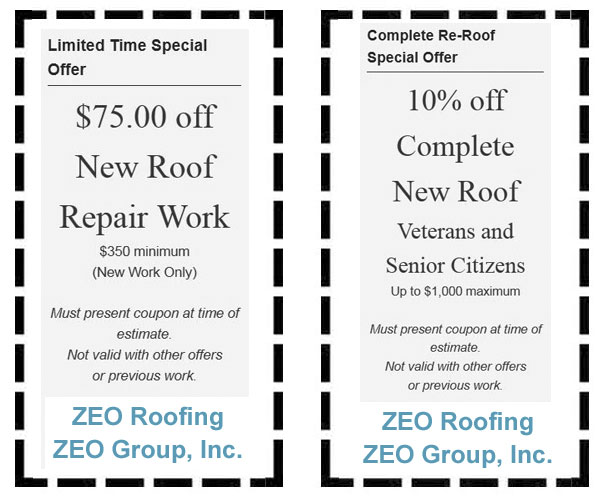 Coupons Offers From ZEO Roofing