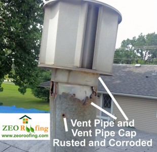 Vent Pipes | Vent Caps Frequently Cause Roof Leaks | ZEO Roofing div of